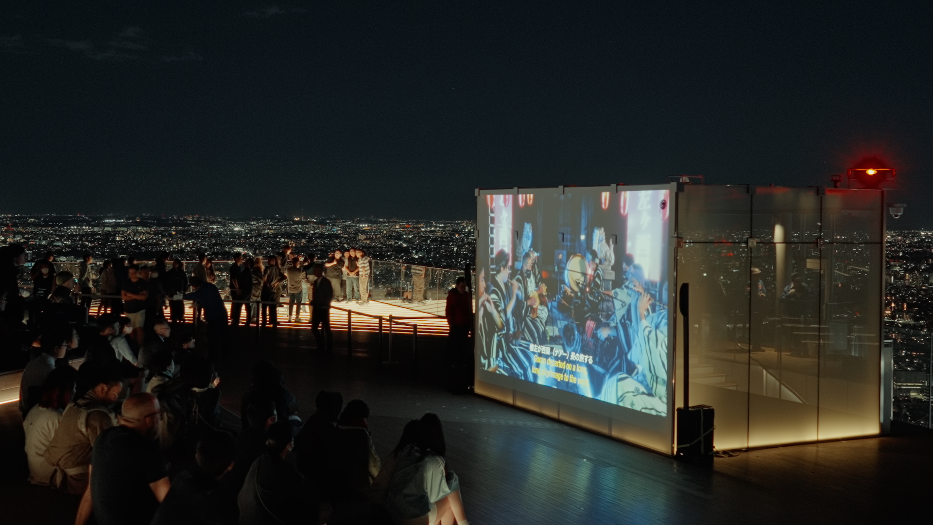 Music movie experience 229m above Shibuya ROOFTOP“LIVE”THATER