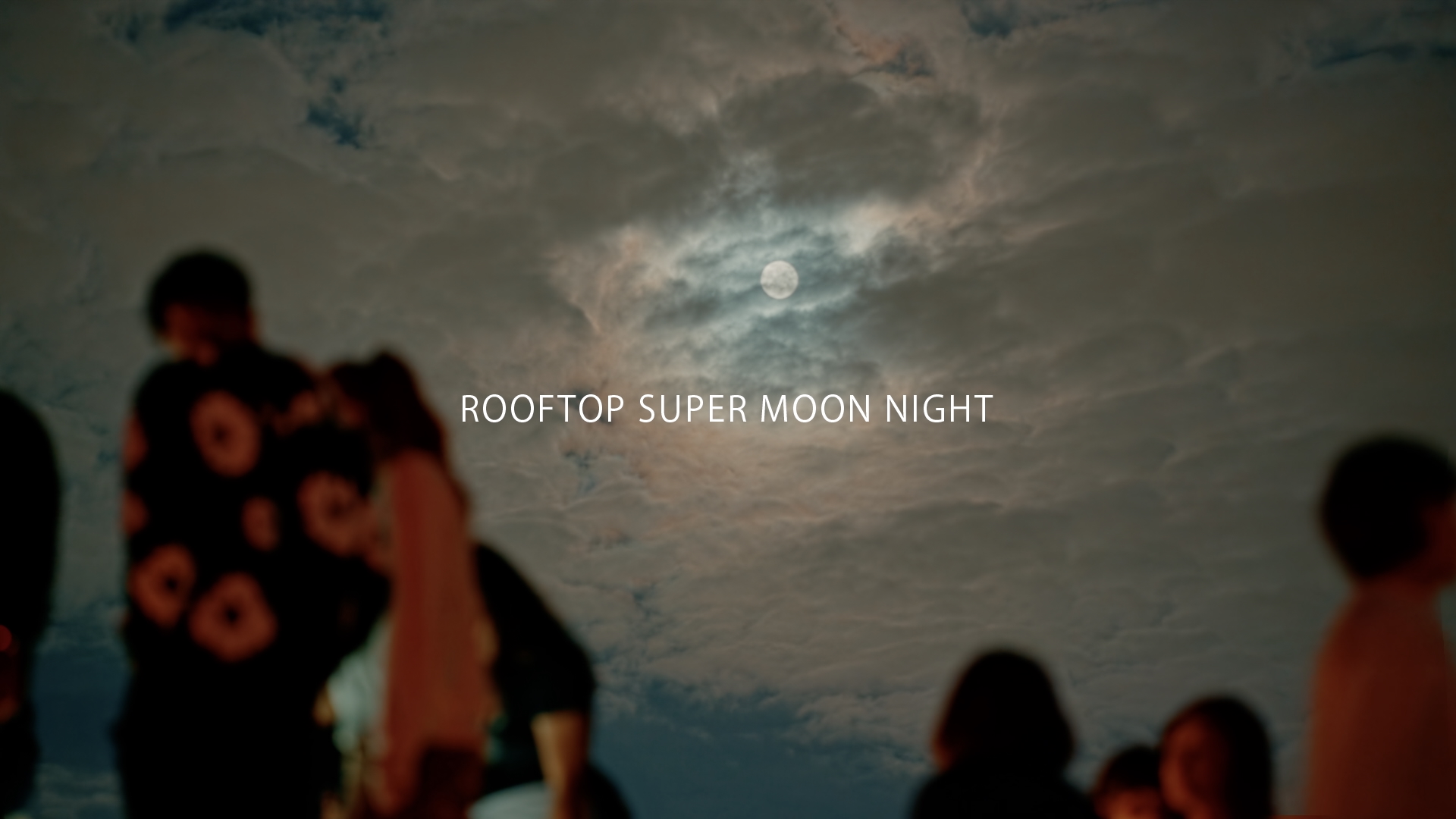 ROOFTOP SUPER MOON NIGHT
